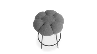 sgabello da bar alto - nickel nero numero dell'immagine 1