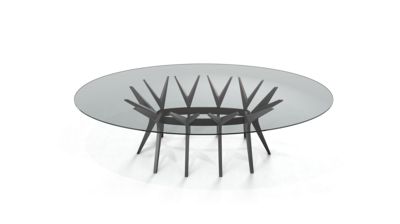 oval dining table image number 1