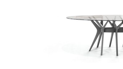 oval dining table image number 2