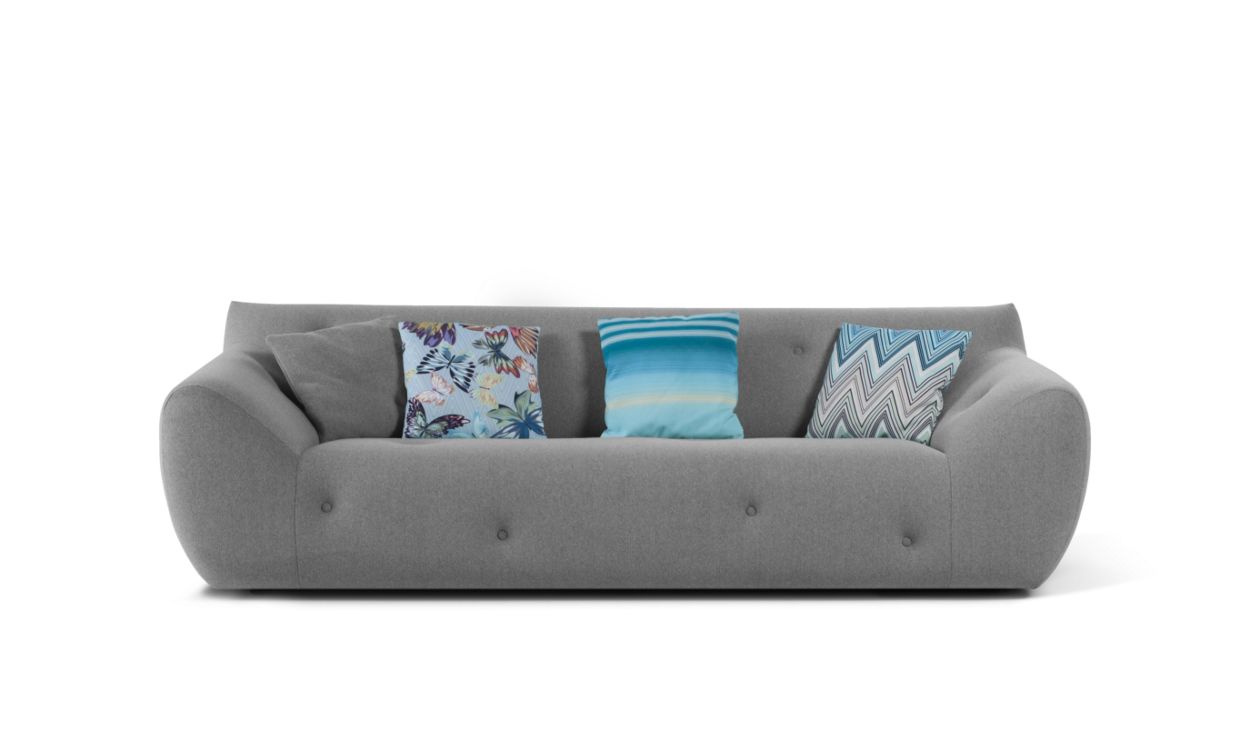 Großes 3-Sitzer Sofa - niedrige Rückenlehnen image number 1