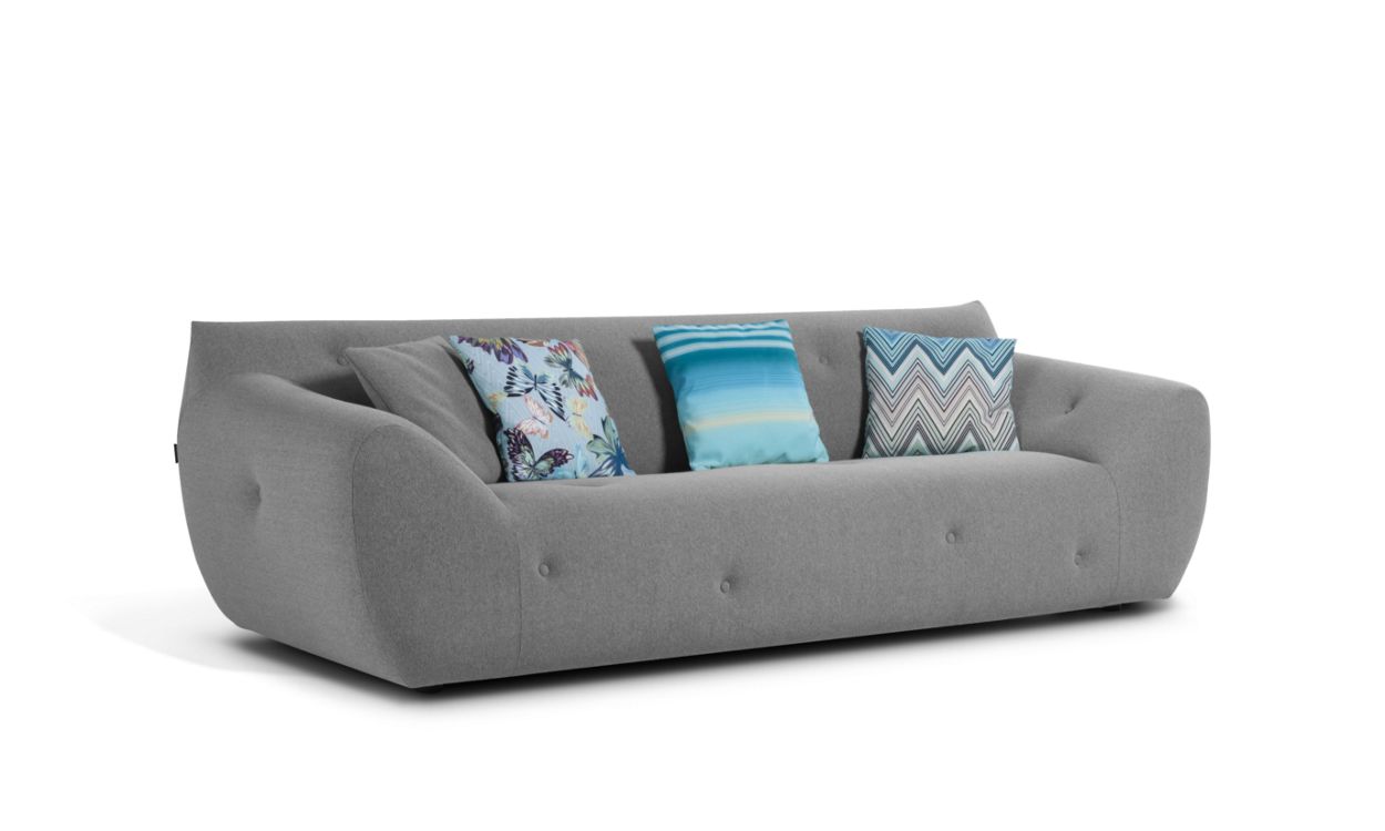 large 3-seat sofa with low back image number 0