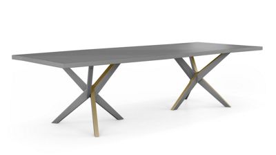 table de repas - laiton patin&eacute; image num&eacute;ro 1