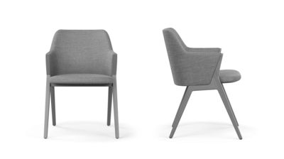 DINING ARMCHAIR - STAINED BEECH STRUCTURE image number 2