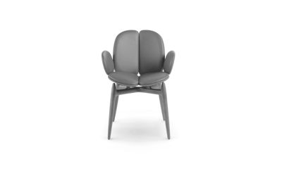 dining armchair - stained ash wood image number 1