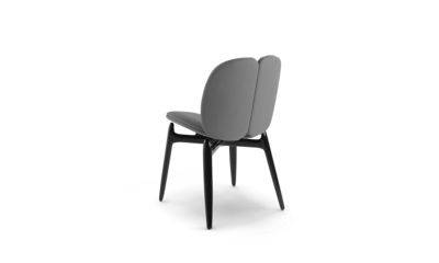 Silla de haya - patas en laca brillante n&uacute;mero de imagen 2
