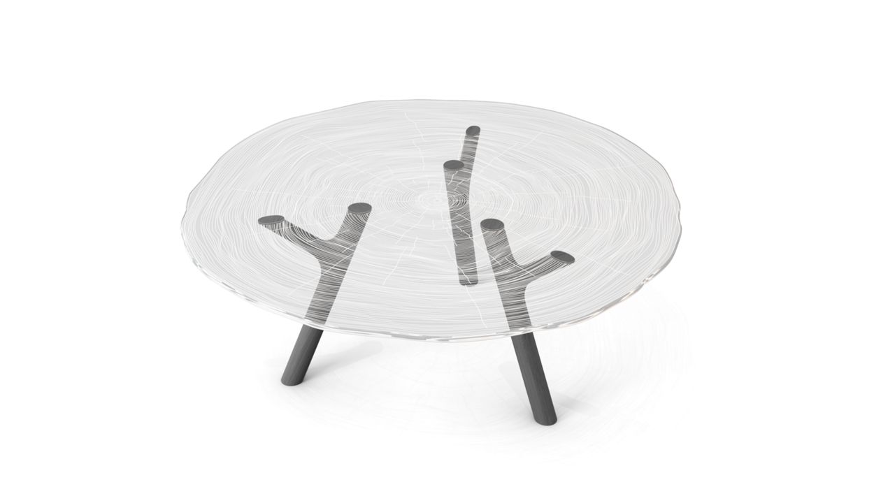 cocktail table - d.100cm image number 1