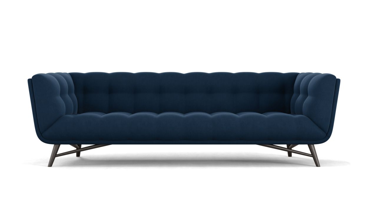 large 3-seat sofa - Cabaret fabric image number 3