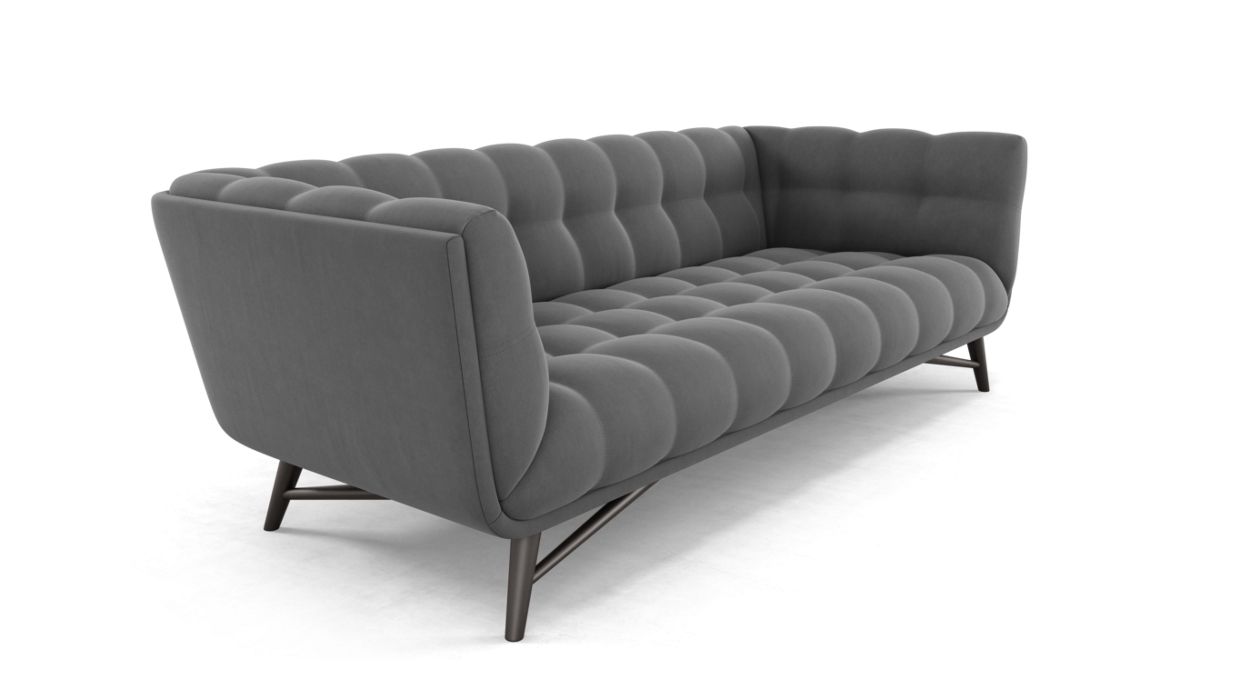 large 3-seat sofa - Cabaret fabric image number 1