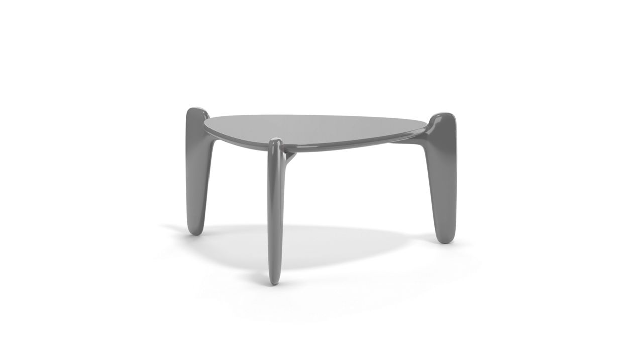 Triangular end table image number 0