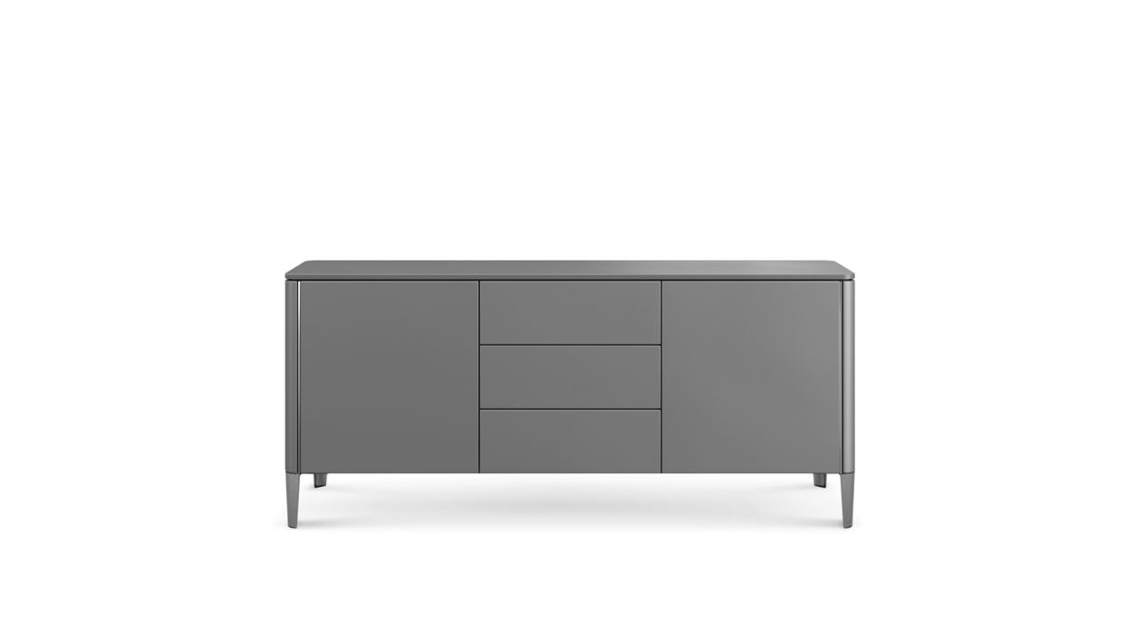 2 door - 3 drawers - sideboard - lacquered top image number 0