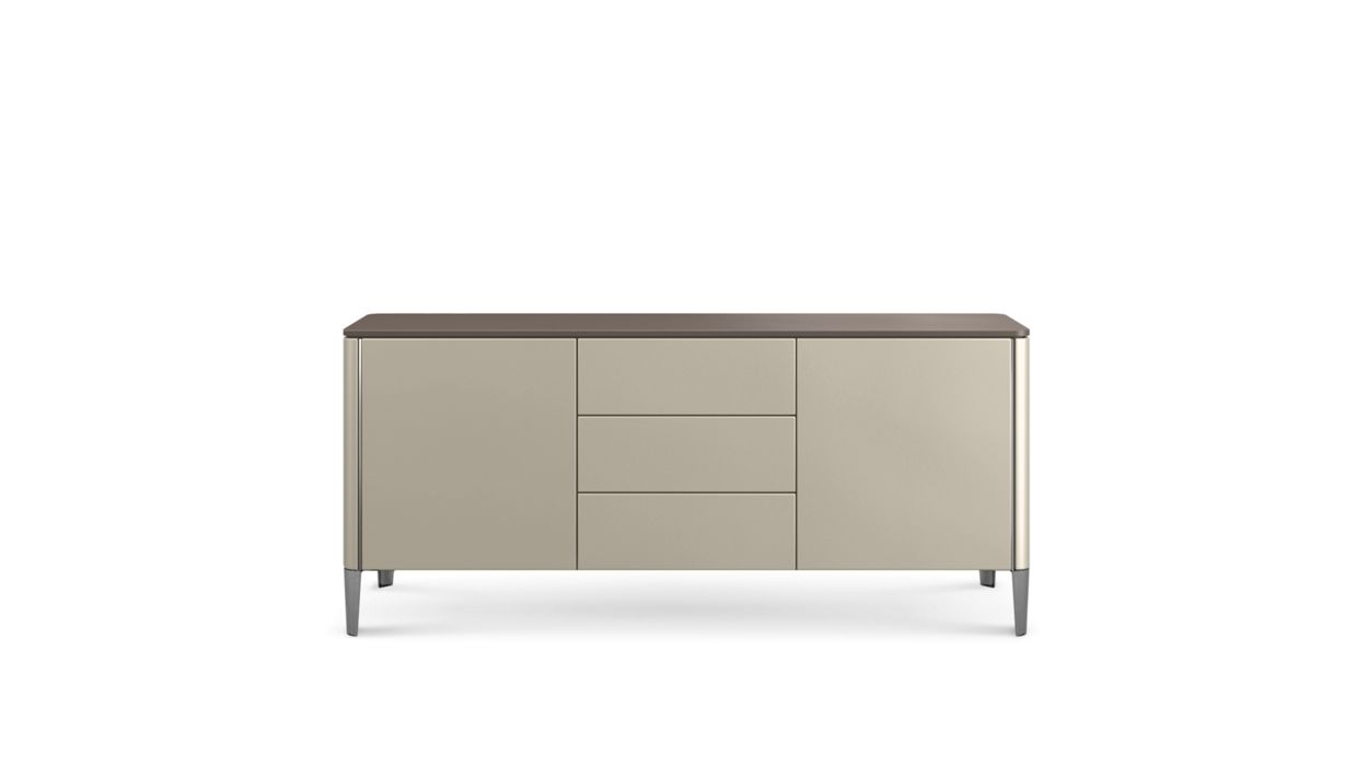 2 door - 3 drawers - sideboard - lacquered top image number 0