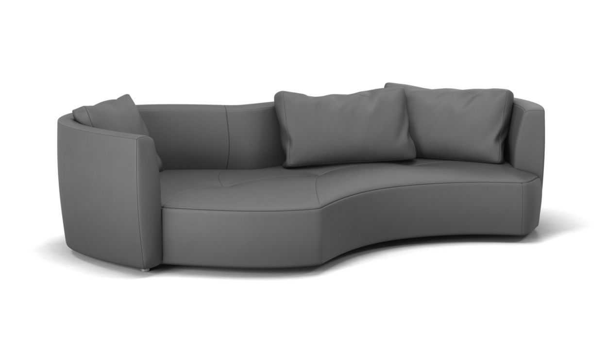 round sofa - edge on right image number 0