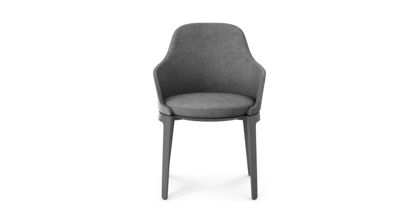 swivel dining armchair - wooden base image number 1