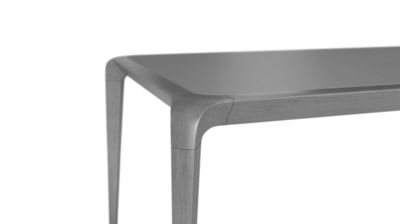 rectangular dining table - structure in beech - top in matte lacquer image number 1