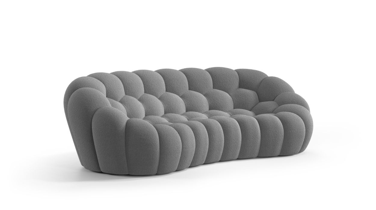 Curved 3/4-seat sofa  image number 0