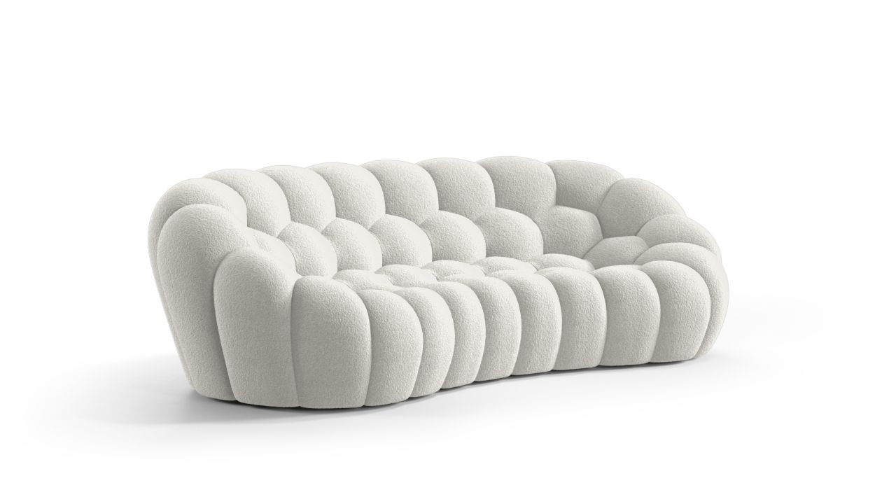 curved 3-4 seat sofa image number 0