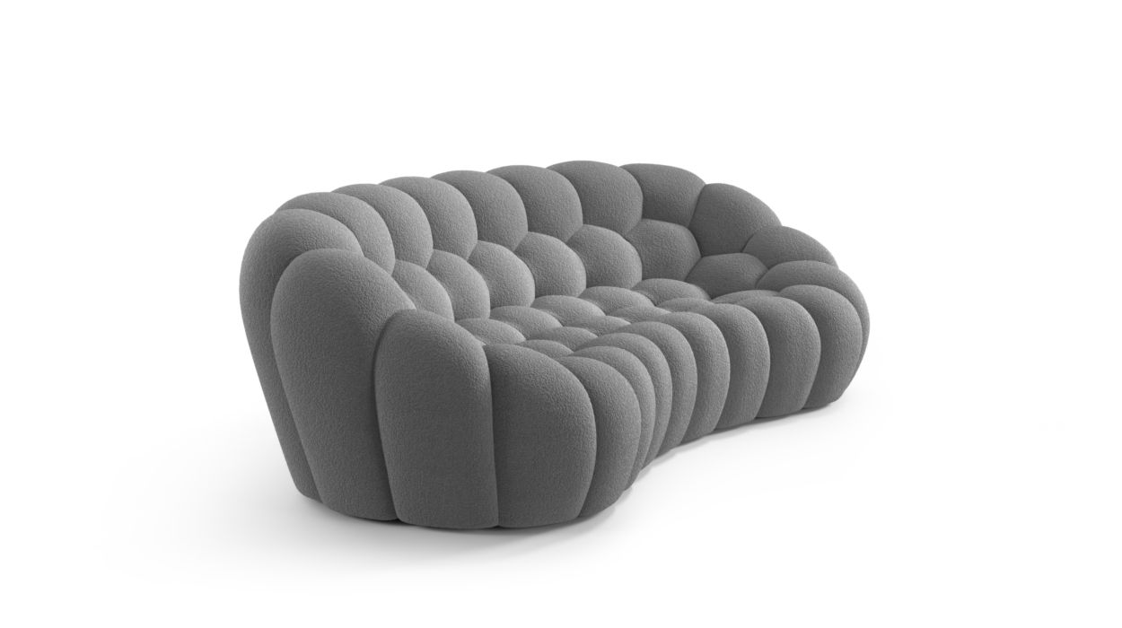 Curved 3/4-seat sofa  image number 1