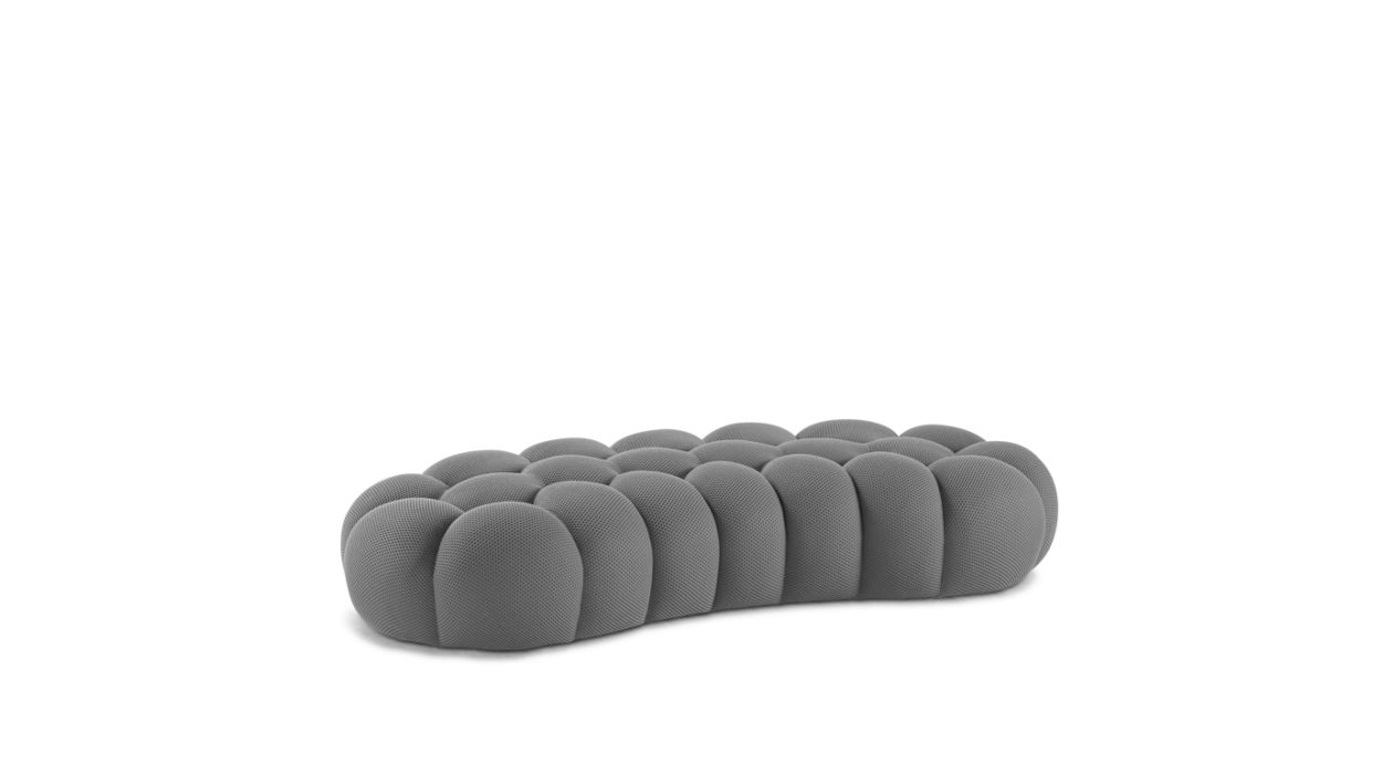 large curved ottoman image number 0