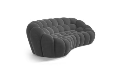 Curved 3/4-seat sofa bubble curve image number 1