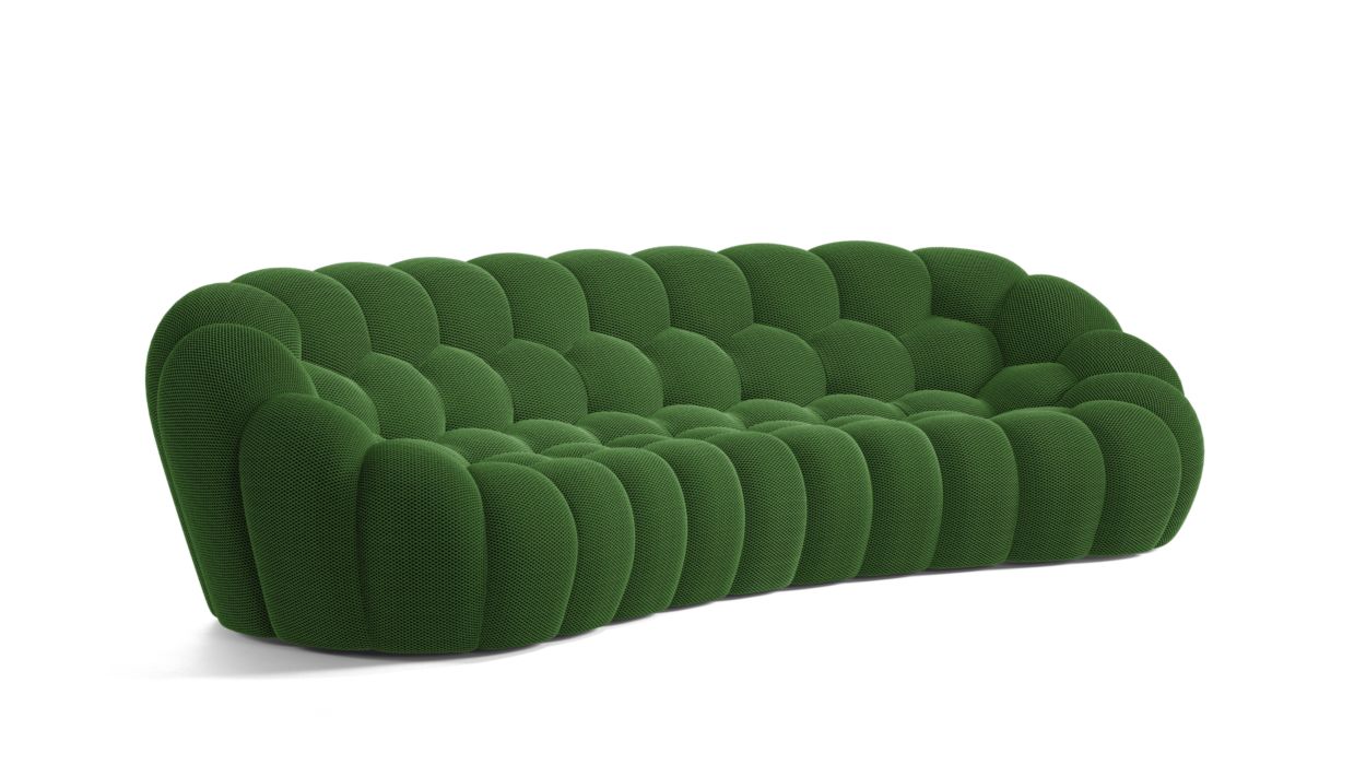 Curved 5-seat sofa image number 0