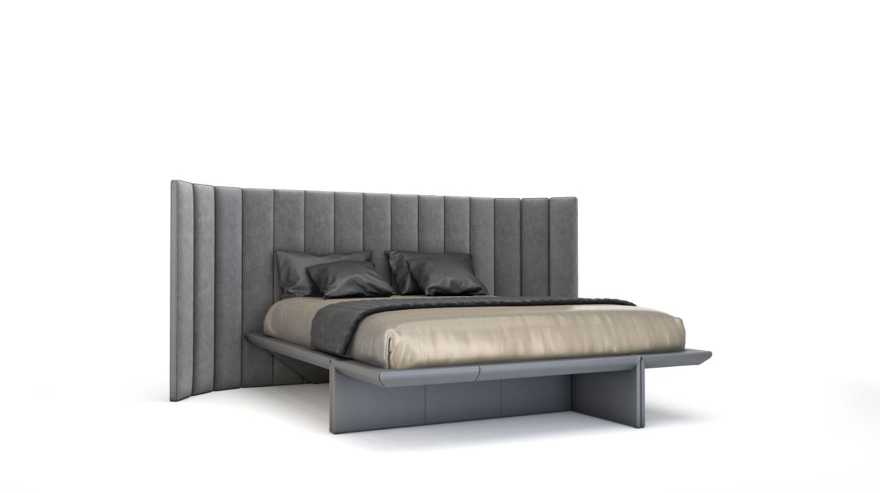 bed with side panels - h.125 cm image number 0
