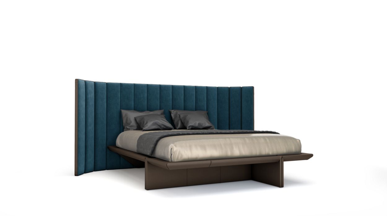 bed with side panels - h.125 cm image number 0