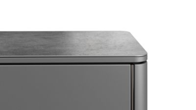 buffet 2 portes/3 tiroirs - plateau c&eacute;ramique image num&eacute;ro 1