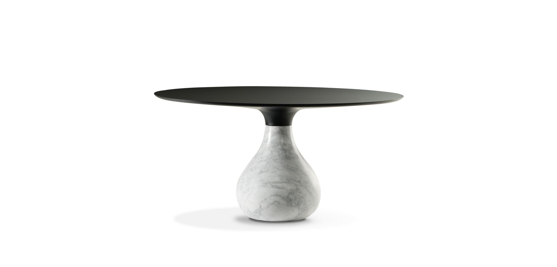 round dining table - matte carrare image number 5
