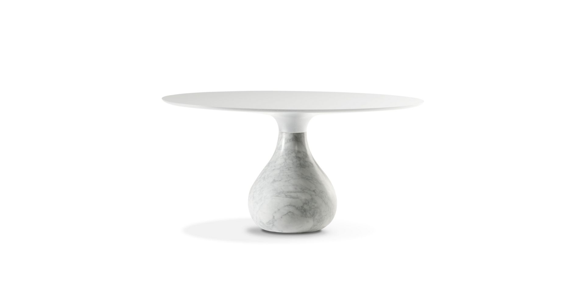 round dining table - matte carrare image number 7