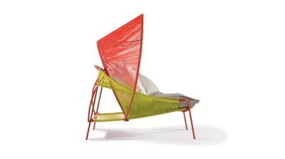 TRAVELER outdoor armchair with hood Roche Bobois