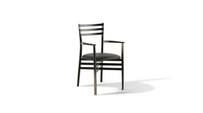 DINING ARMCHAIR - structure in two-toned ashwood image number 0