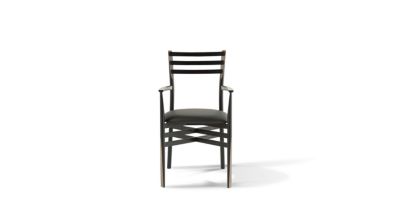 DINING ARMCHAIR - structure in two-toned ashwood image number 1