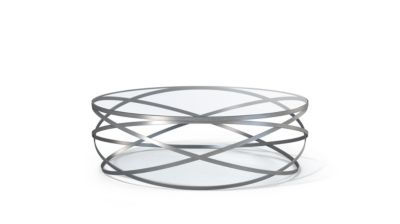 cocktail table - glossy chrome finish image number 4