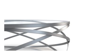 cocktail table - glossy chrome finish image number 8