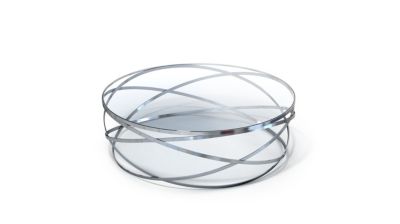 cocktail table - glossy chrome finish image number 9
