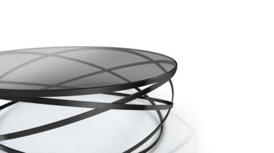 cocktail table - glossy chrome finish image number 14