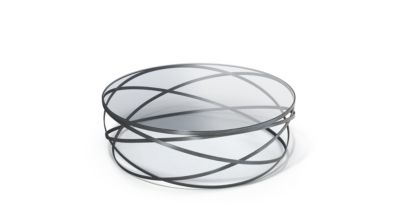 cocktail table - glossy chrome finish image number 17