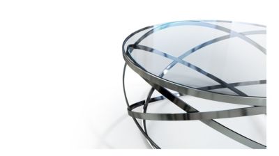 end table - black chrome finish image number 1