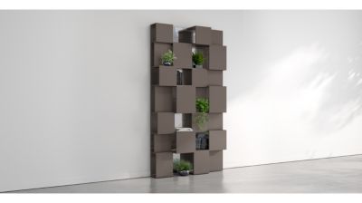 B&uuml;cherwand - Multi-Nischen lackiert bildnummer 1