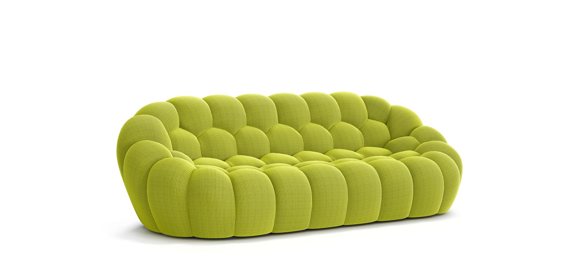 large 3-seat sofa - techno 3D image number 1