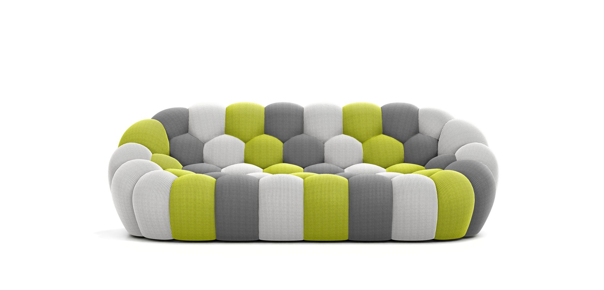 large 3-seat sofa - techno 3D image number 6