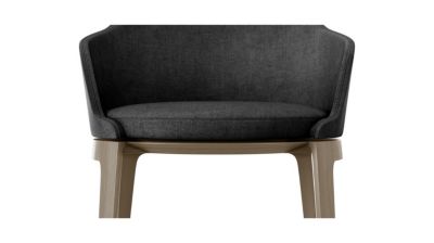 swivel dining armchair - wooden base image number 5