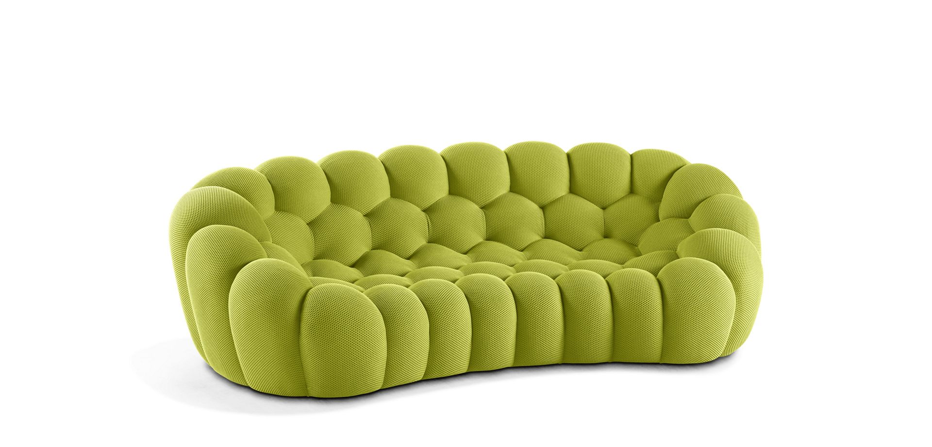 curved 3-4 seat sofa image number 3