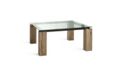 dining table - crossbars in metal