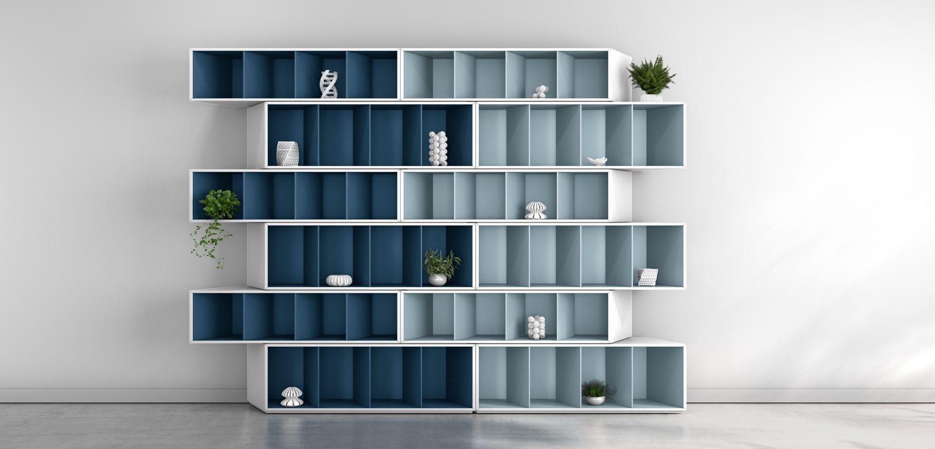 bookcase - blue harmony image number 1