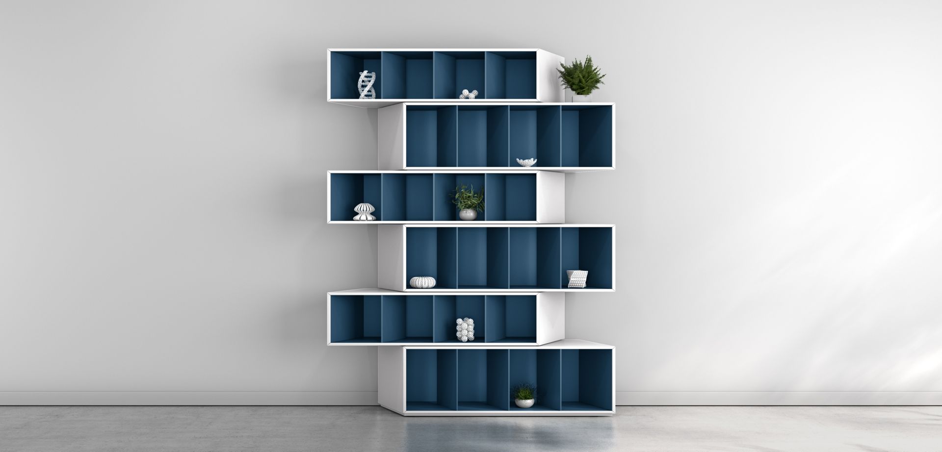 bookcase - blue harmony image number 4