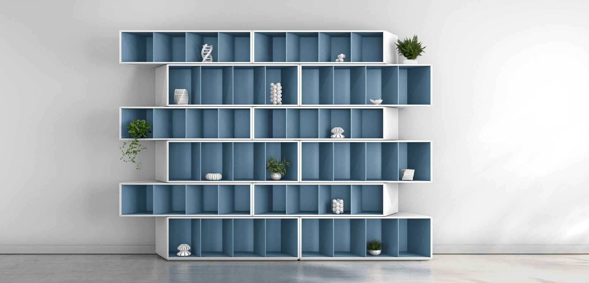 bookcase - blue harmony image number 5