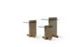 Set of 3 coffee tables - sycamore top