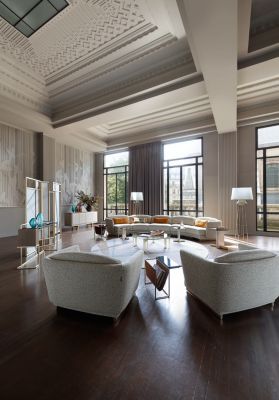 Juego de 3 mesas de centro- sobre en sicomoro paris paname n&uacute;mero de imagen 1