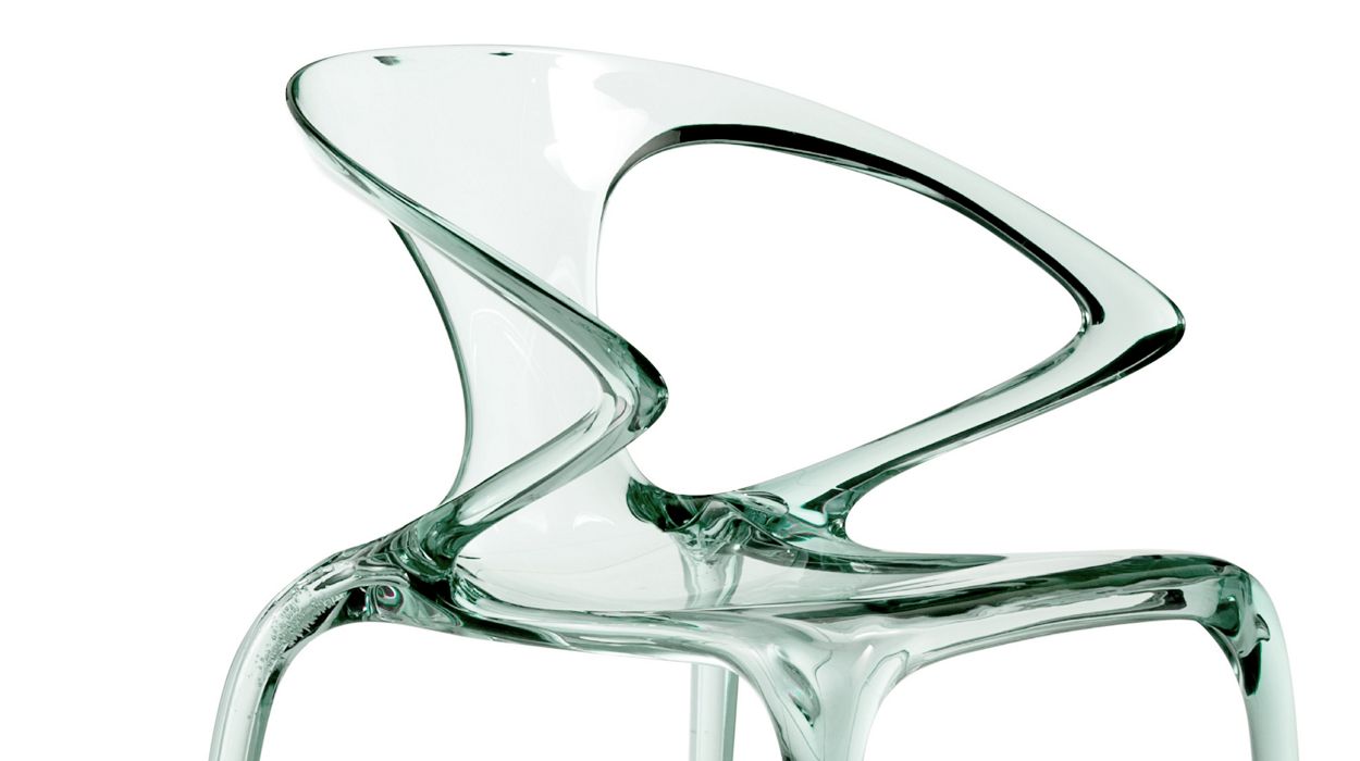 dining armchair - translucent emerald image number 2